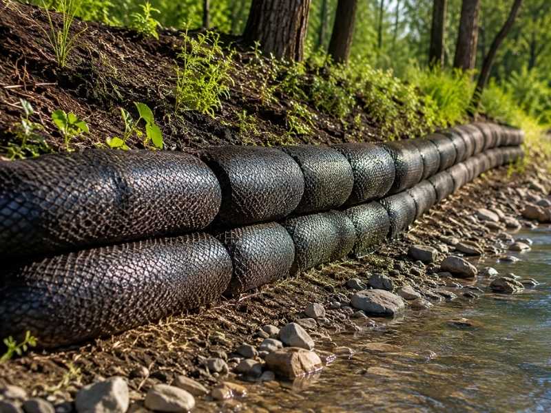 Engineered debris barrier system designed to control sediment and debris movement in drainage channels

