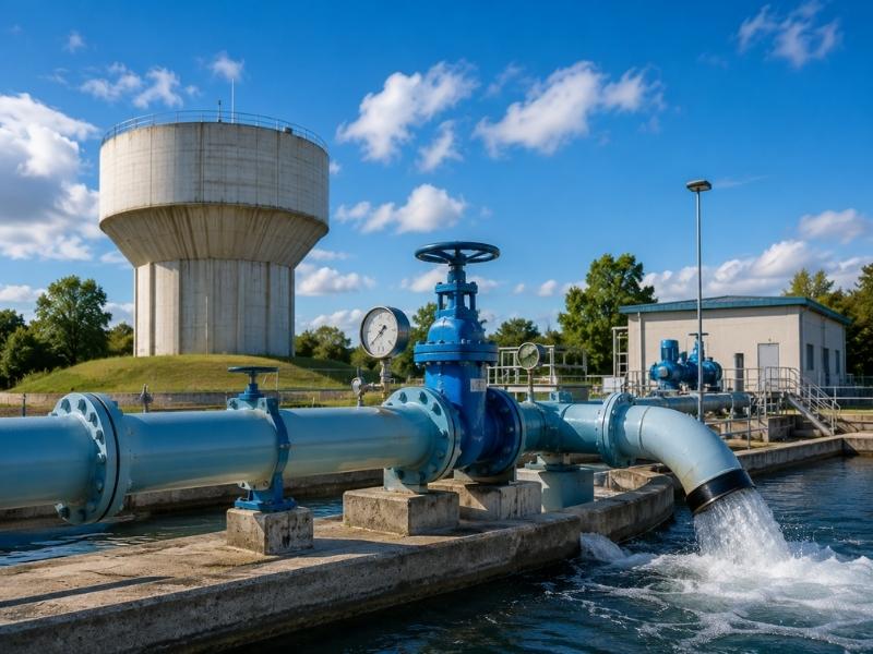 Pressure head in hydraulic engineering showing fluid pressure measured as the height of a water column
